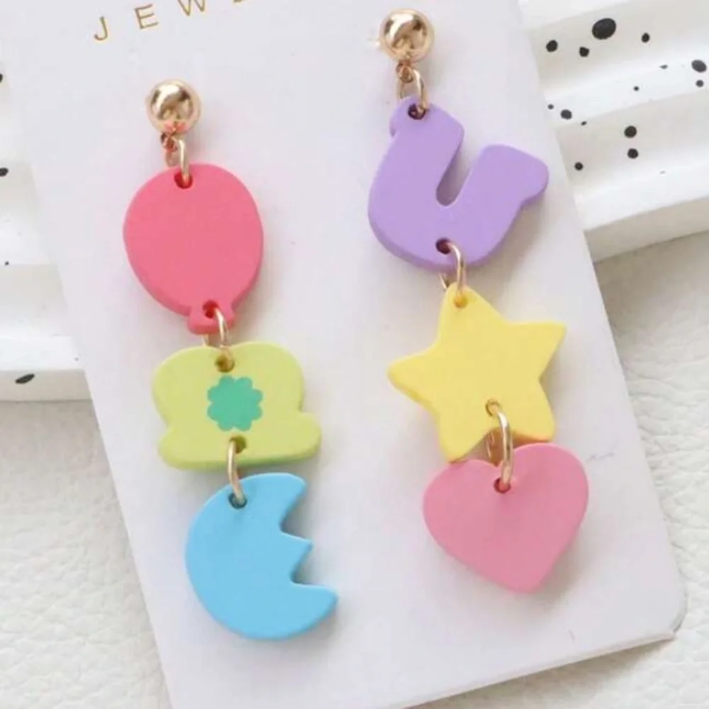 Lucky Charms Marshmallow Dangle Earrings - Picture 3 of 8